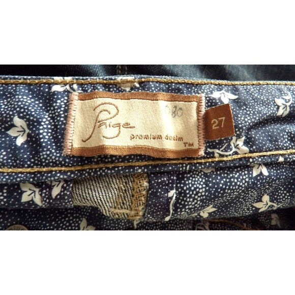 Paige Premium Denim Coldwater Canyon Bell Flare Dark Jeans Size 27 USA size 4 - Picture 8 of 16